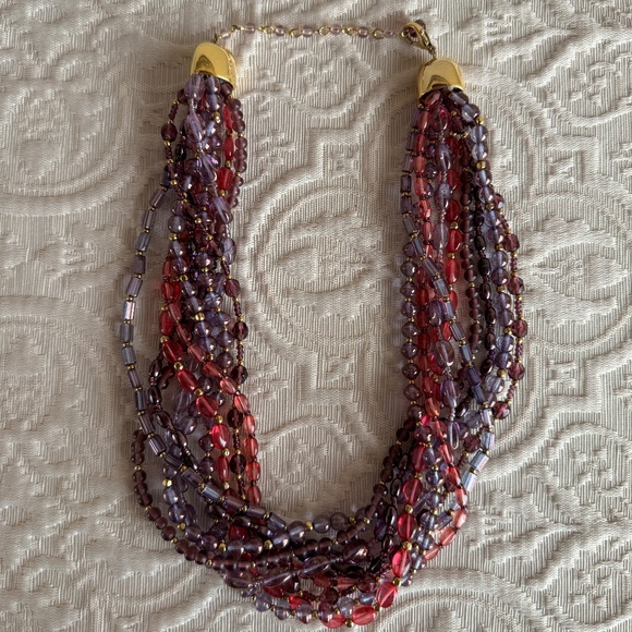 Vintage Talbots Beaded Necklace - Picture 1 of 11